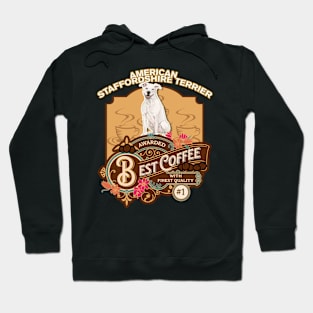 American Staffordshire Terrier Best Coffee - Dog Owner Coffee Lover Gifts Hoodie